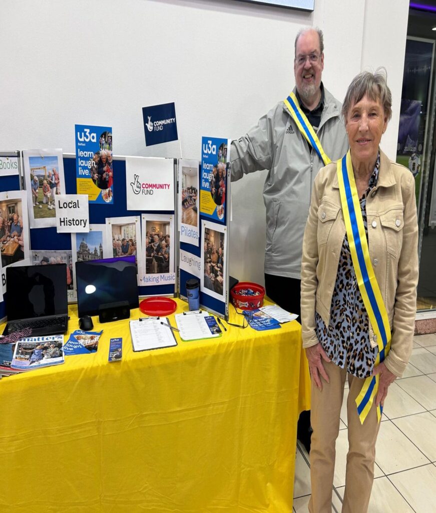 Mavis Turner Membership Secretary and Trevor Busby Deputy Treasurer